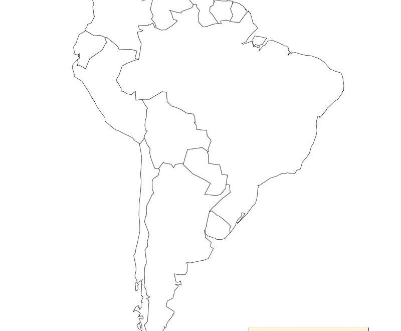 Free PDF Maps Of South America