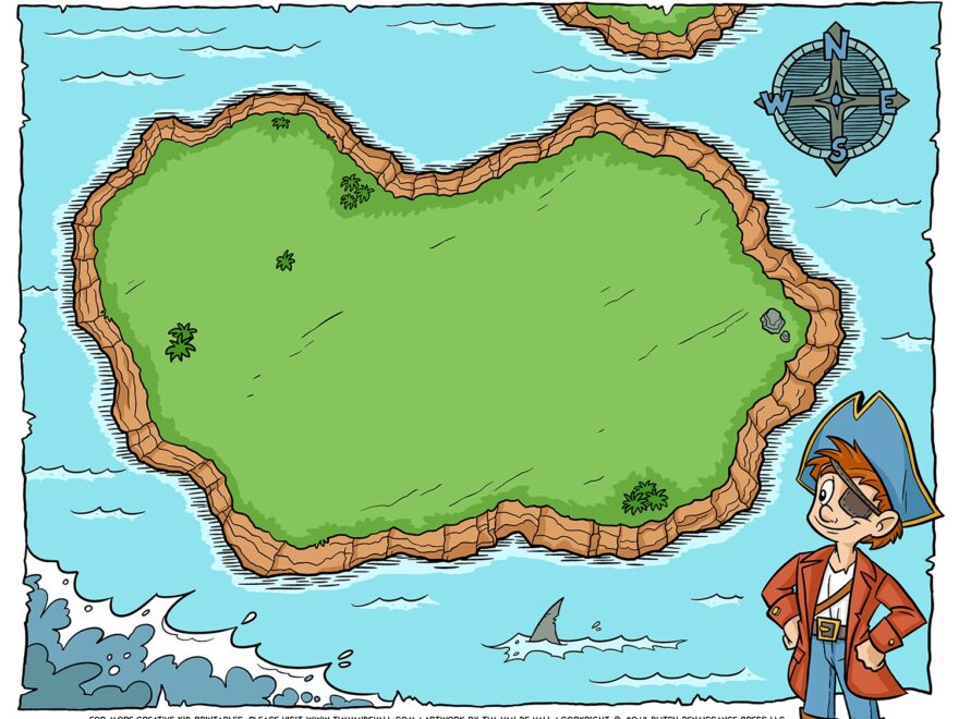 Free Pirate Treasure Maps For A Pirate Birthday Party Treasure Hunt