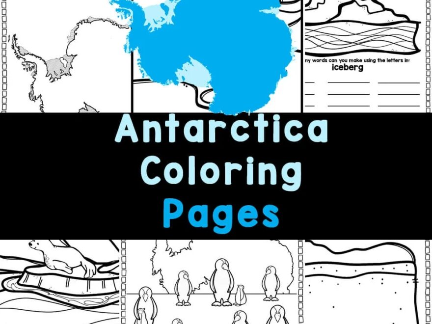 FREE Printable Antarctica Coloring Pages For Kids