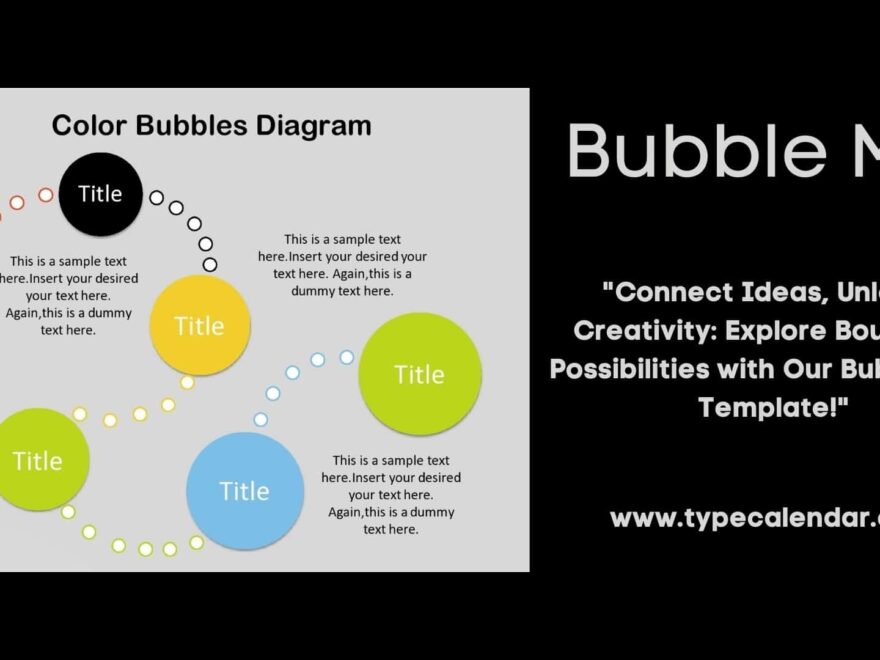 Free Printable Bubble Map Templates PDF Word Editable