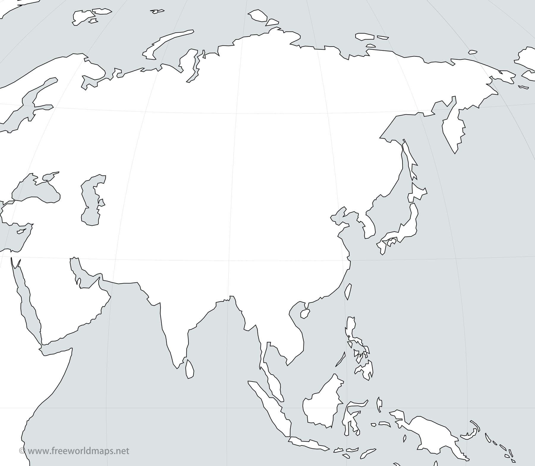 Free Printable Maps Of Asia