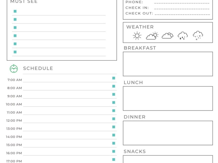 Free Printable Road Trip Planner Frugal Mom Eh