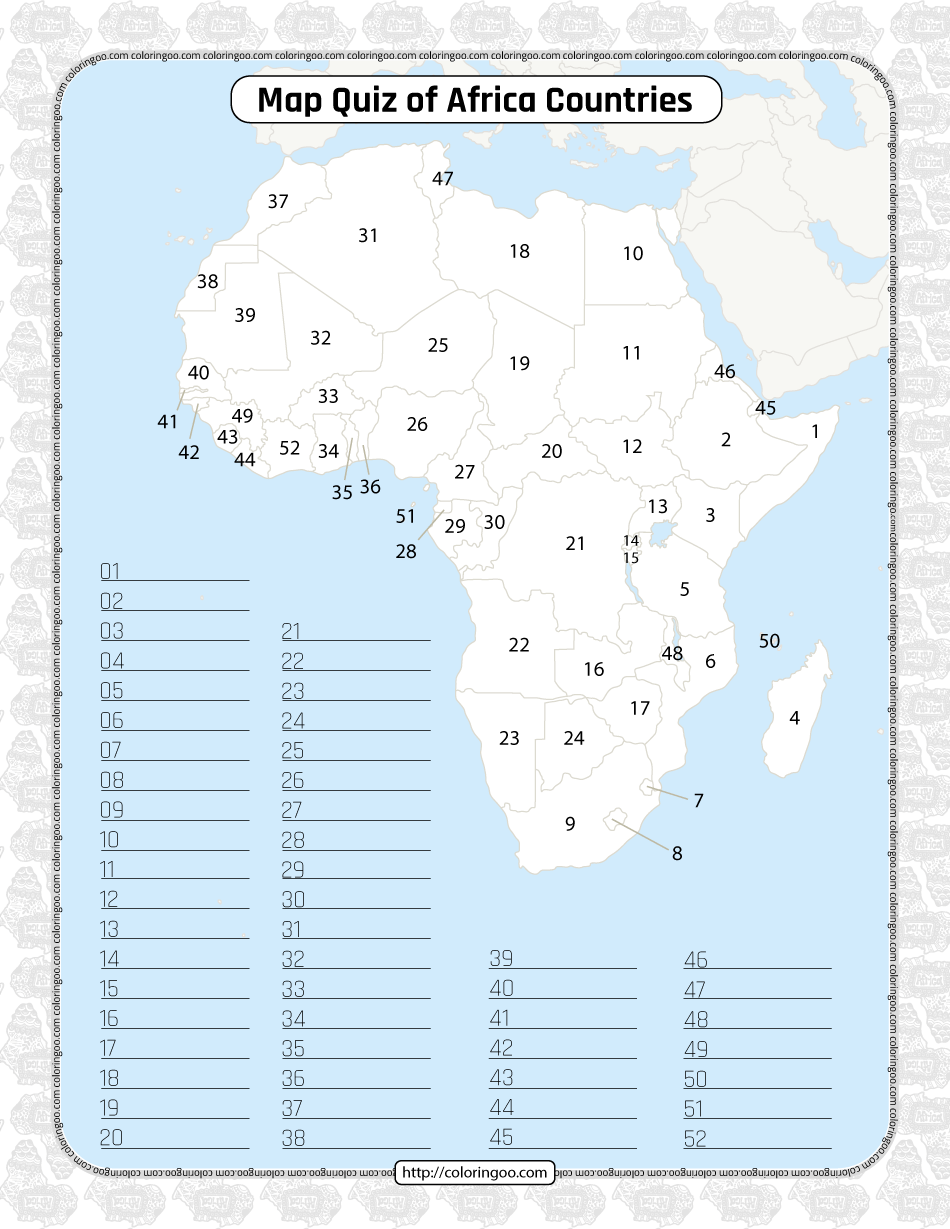 Free Printable United States Map Quiz And Worksheet Worksheets Library
