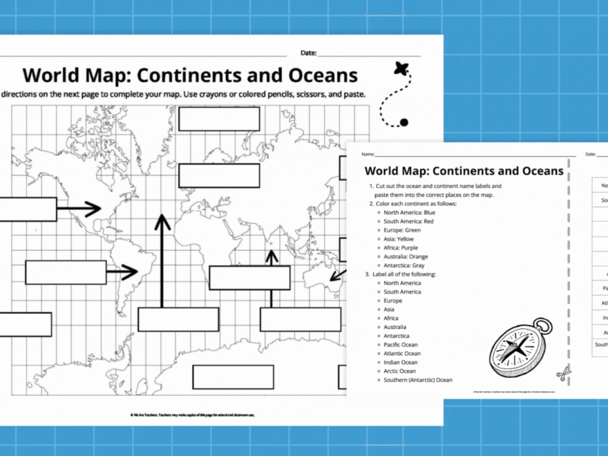 Free Printable World Map Bundle