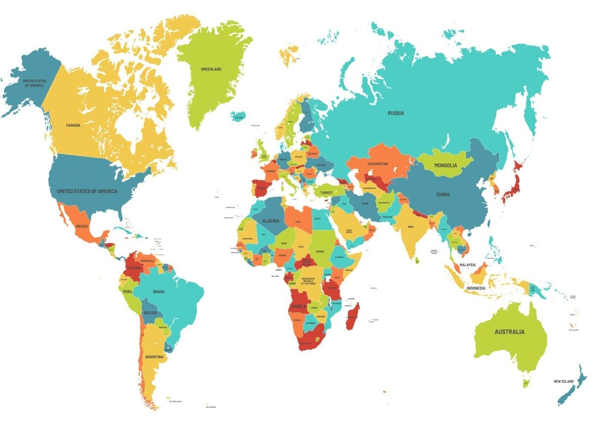 Large Printable World Map Print Large Printable World Map Print