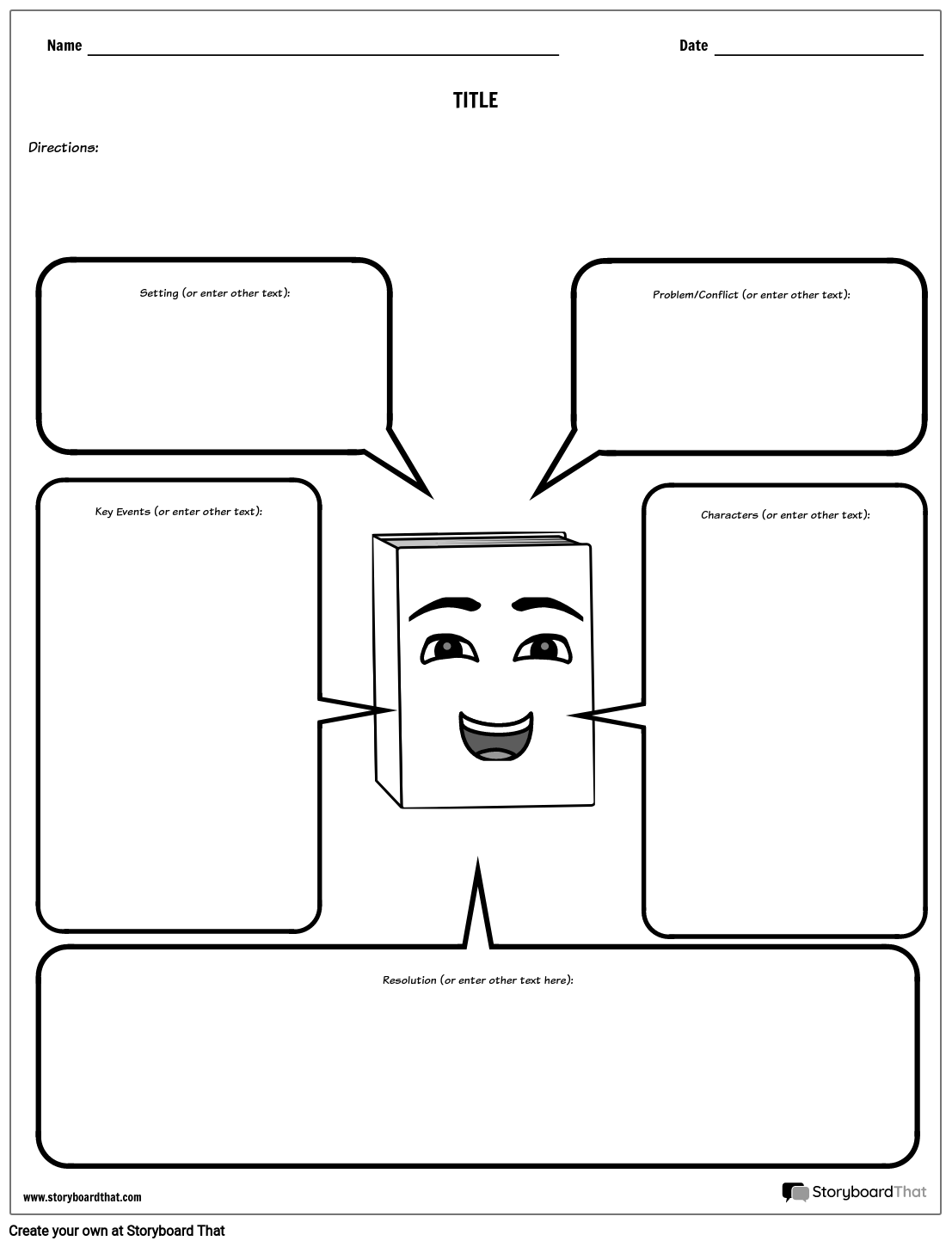 Free Printable Story Map Worksheet