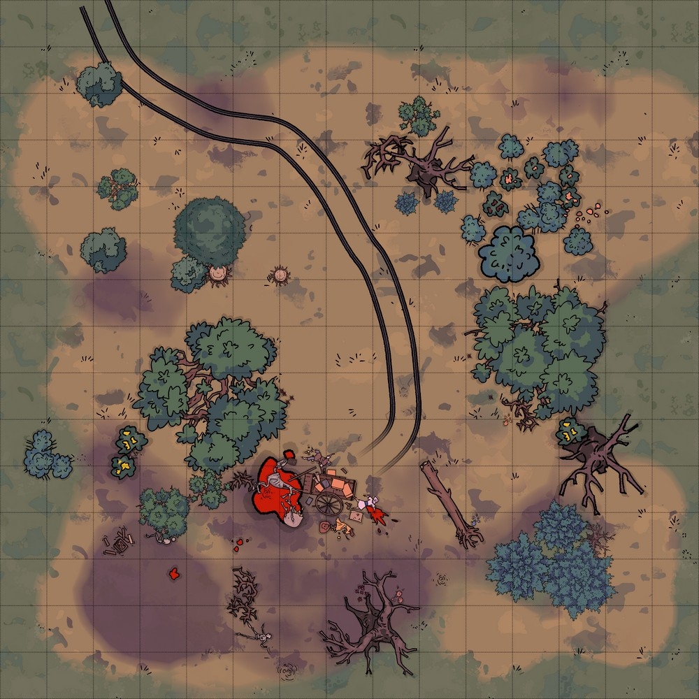 Printable Battle Maps Big Open Room