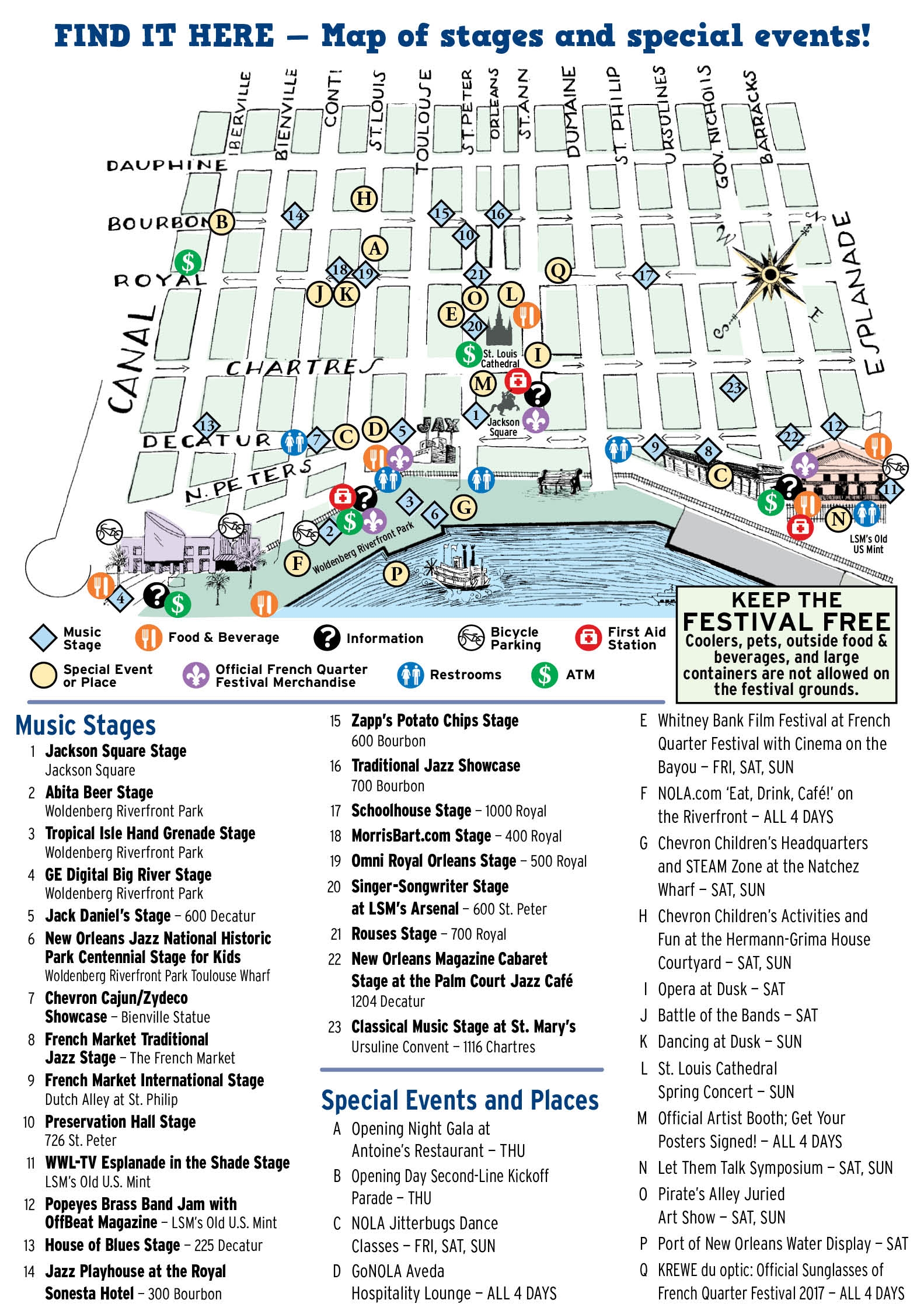 French Quarter Map