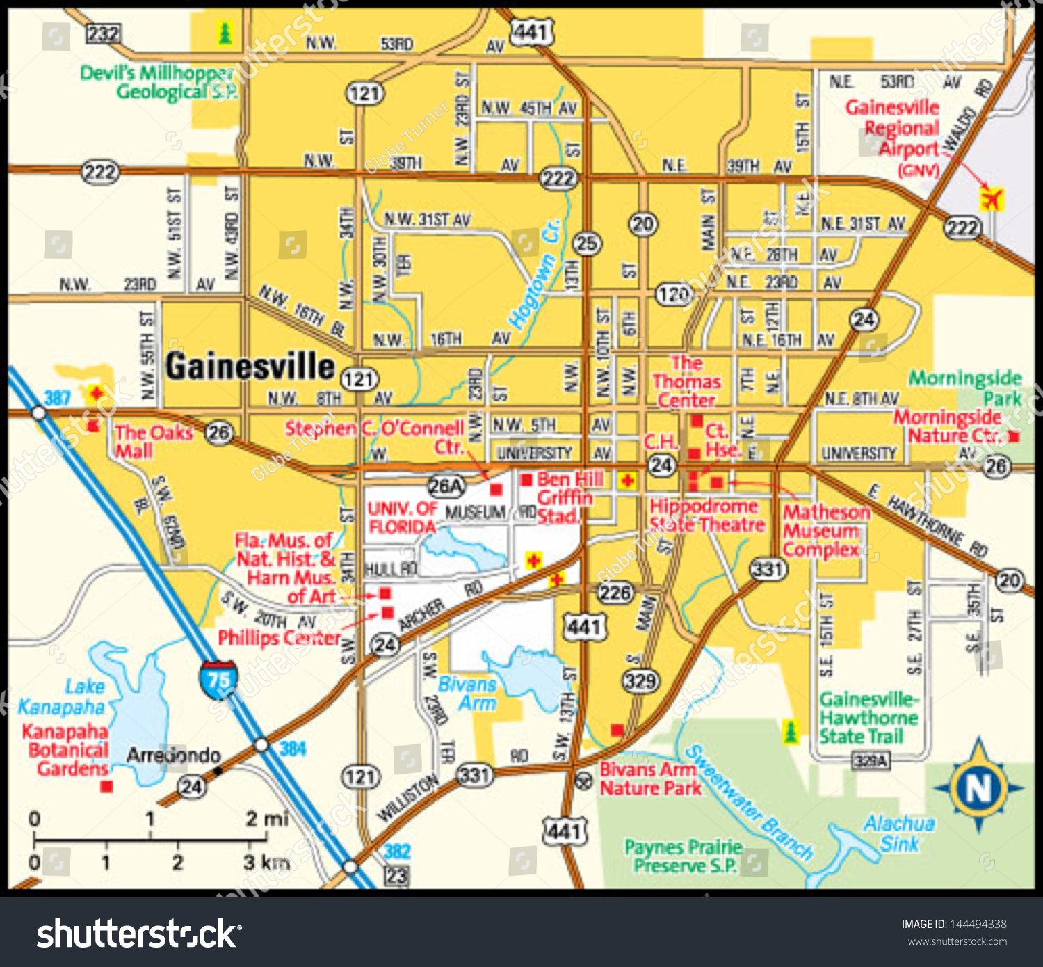 Gainesville Florida Area Map Vector De Stock libre De Regal as 144494338 Shutterstock Gainesville Florida Area Map Vector De Stock libre De Regal as 144494338 Shutterstock