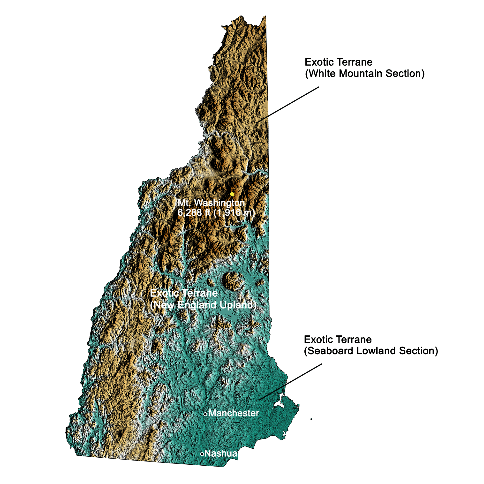 Geologic And Topographic Maps Of The Northeastern United States Earth Home