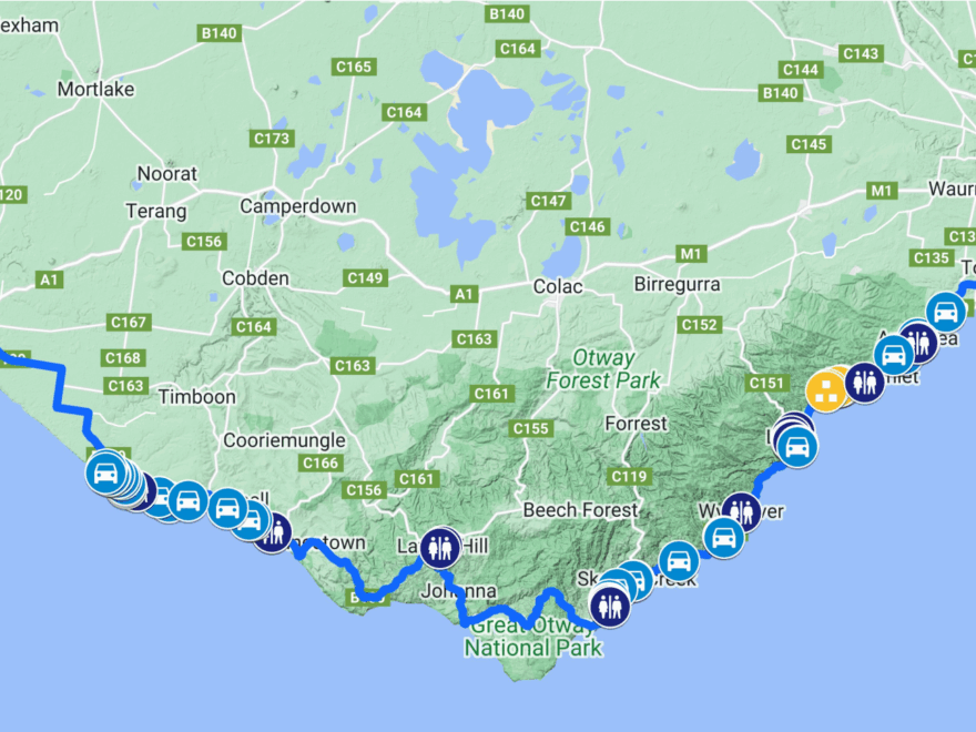 Great Ocean Road Map A Comprehensive Guide To This Iconic Route Worksheets Library