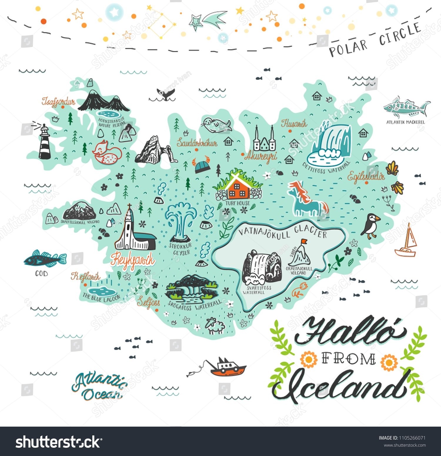 Hand Drawn Illustration Iceland Map Tourist Stock Vector Royalty Free 1105266071 Shutterstock Hand Drawn Illustration Iceland Map Tourist Stock Vector Royalty Free 1105266071 Shutterstock