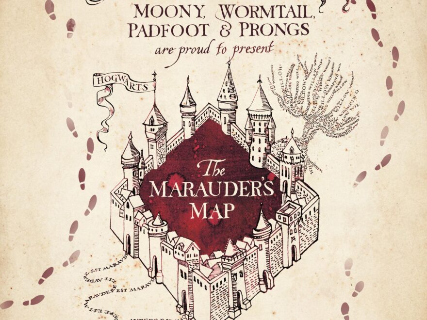 Harry Potter Marauder s Map Print Wizarding World Poster Desenio