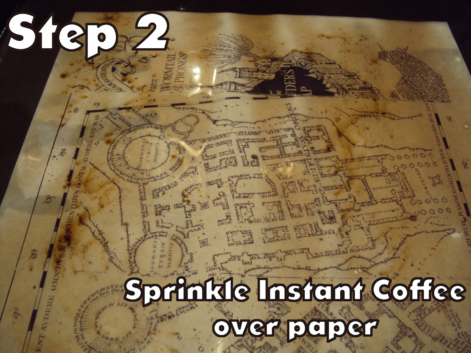 Free Harry Potter Merauders Map Printable Template