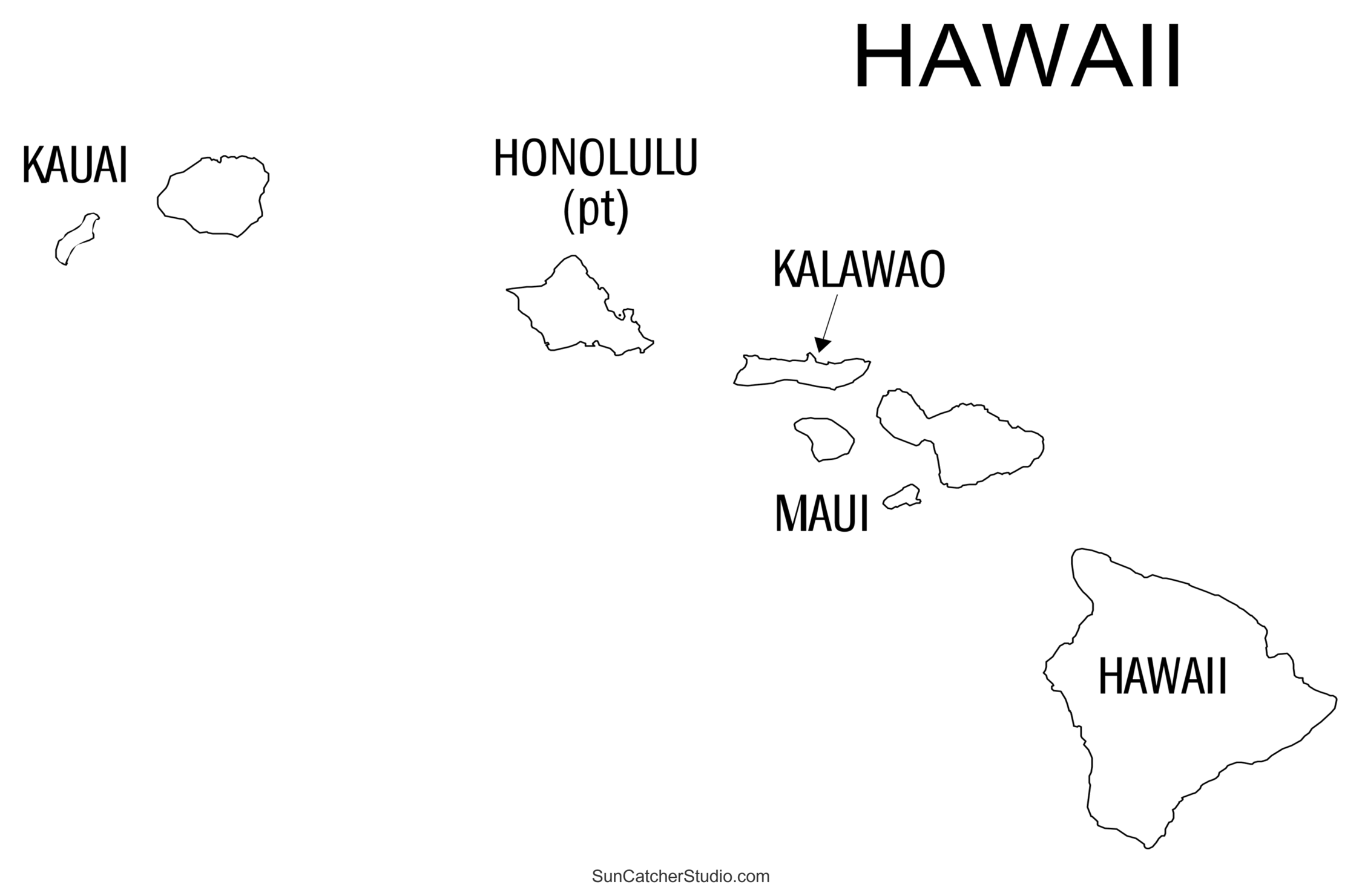 Hawaii County Map Printable State Map With County Lines Free Printables Monograms Design Tools Patterns DIY Projects Hawaii County Map Printable State Map With County Lines Free Printables Monograms Design Tools Patterns DIY Projects