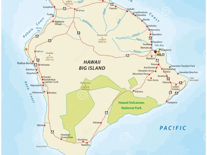 Hawaii Island Map Stock Illustrations 3 204 Hawaii Island Map Stock Illustrations Vectors Clipart Dreamstime