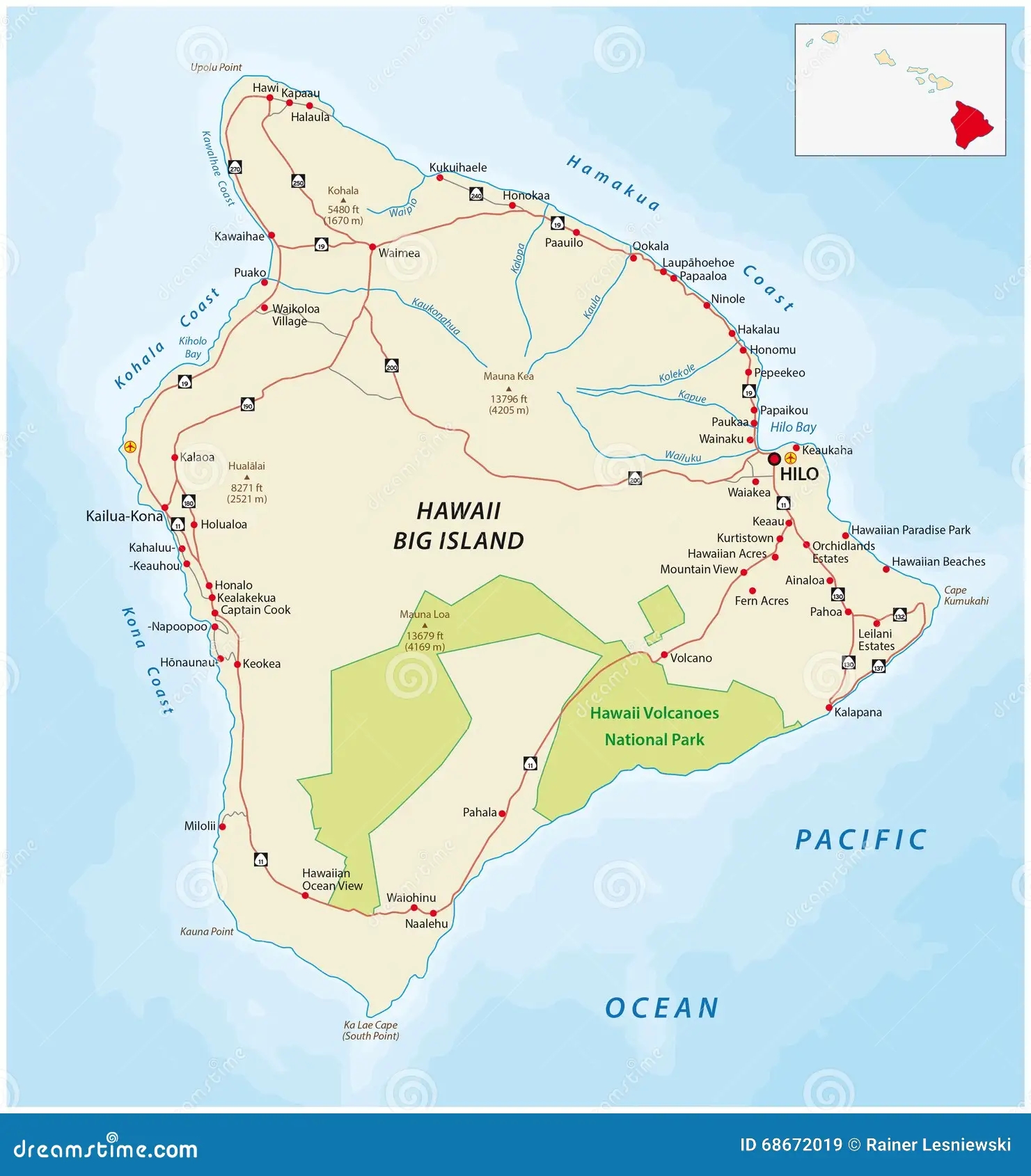 Hawaii Island Map Stock Illustrations 3 204 Hawaii Island Map Stock Illustrations Vectors Clipart Dreamstime