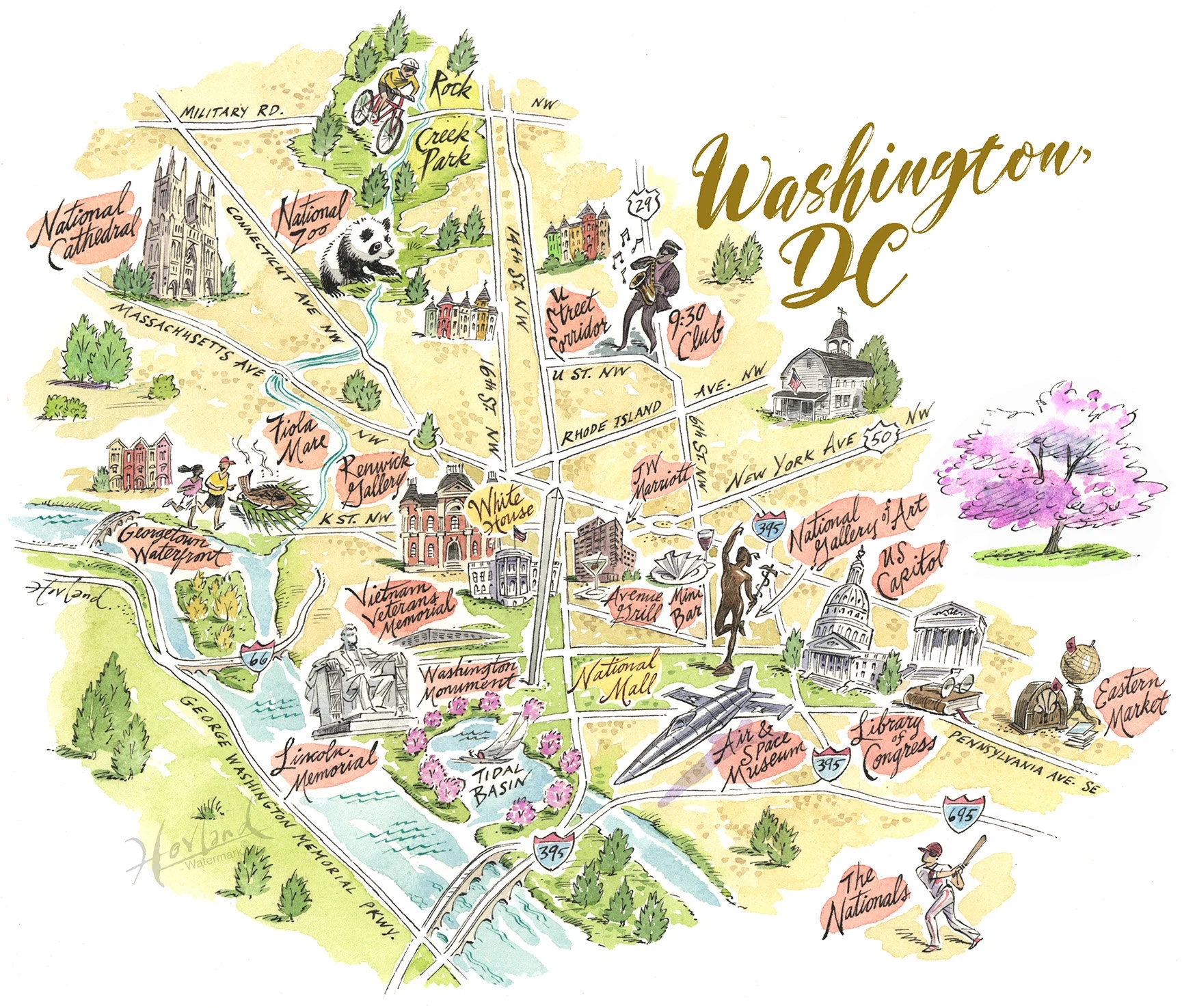 Washington Dc Monument Map Printable