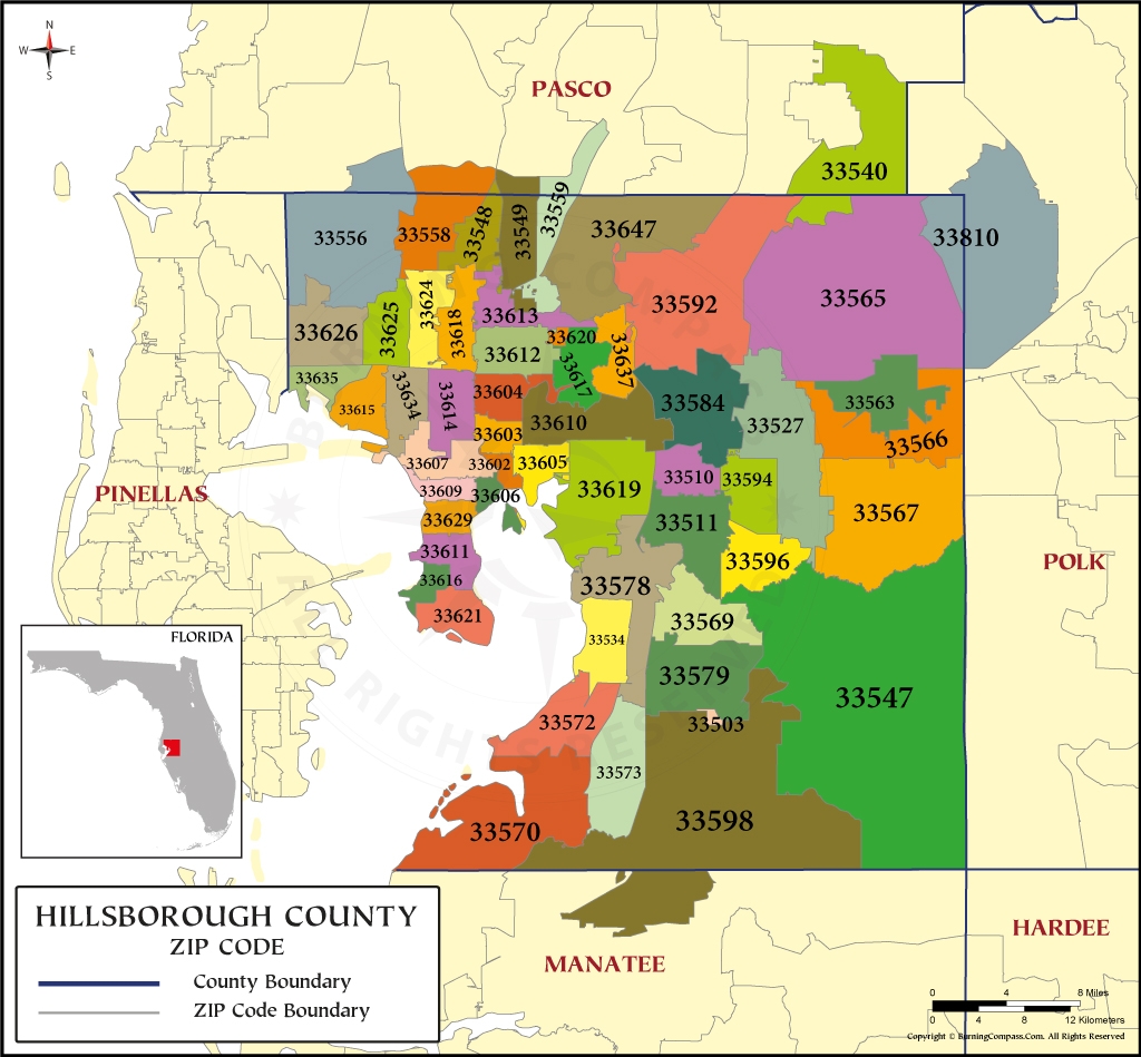 Hillsborough County Zip Code Map Printable Hillsborough County Zip Code Map Printable