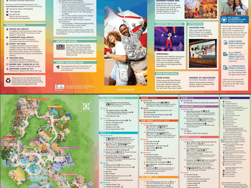 Hollywood Studios Maps