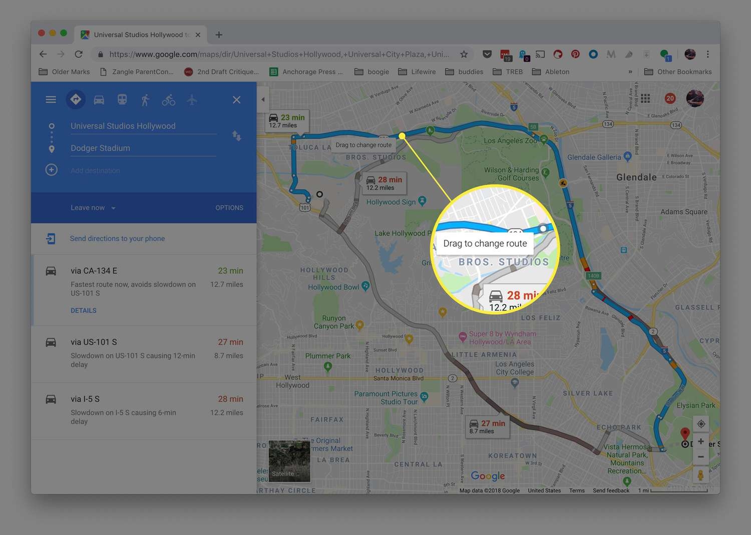 How To Plan An Alternate Route With Google Maps Worksheets Library