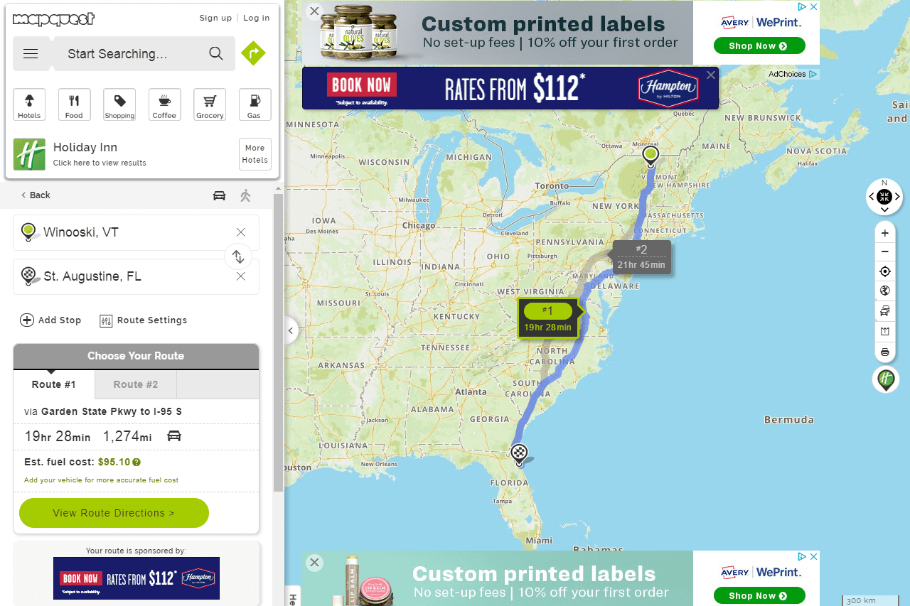 How To Use MapQuest To Print Driving Directions Printable Directions
