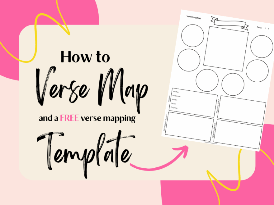 How To Verse Map And A Free Verse Mapping Template The Hobson Homestead