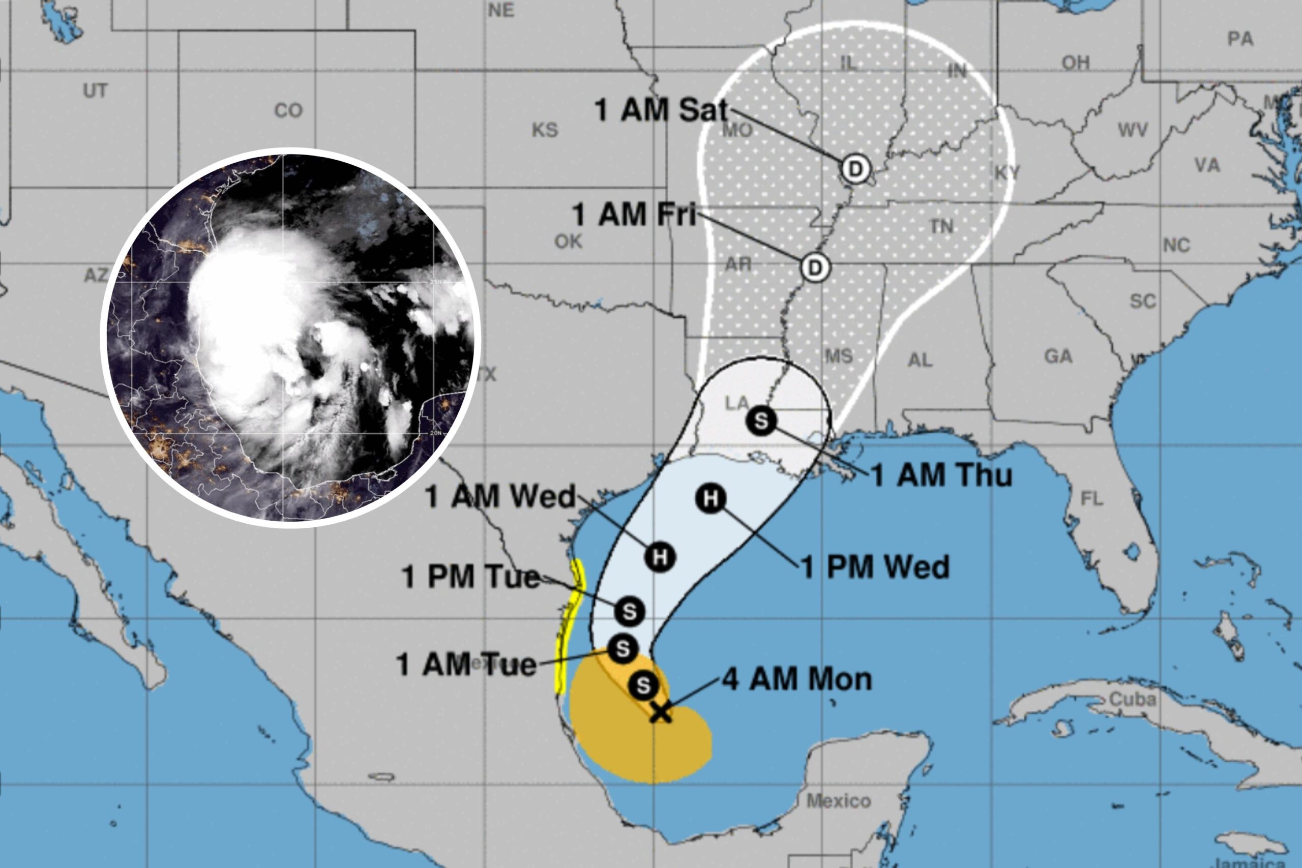 Printable Storm Tracking Map
