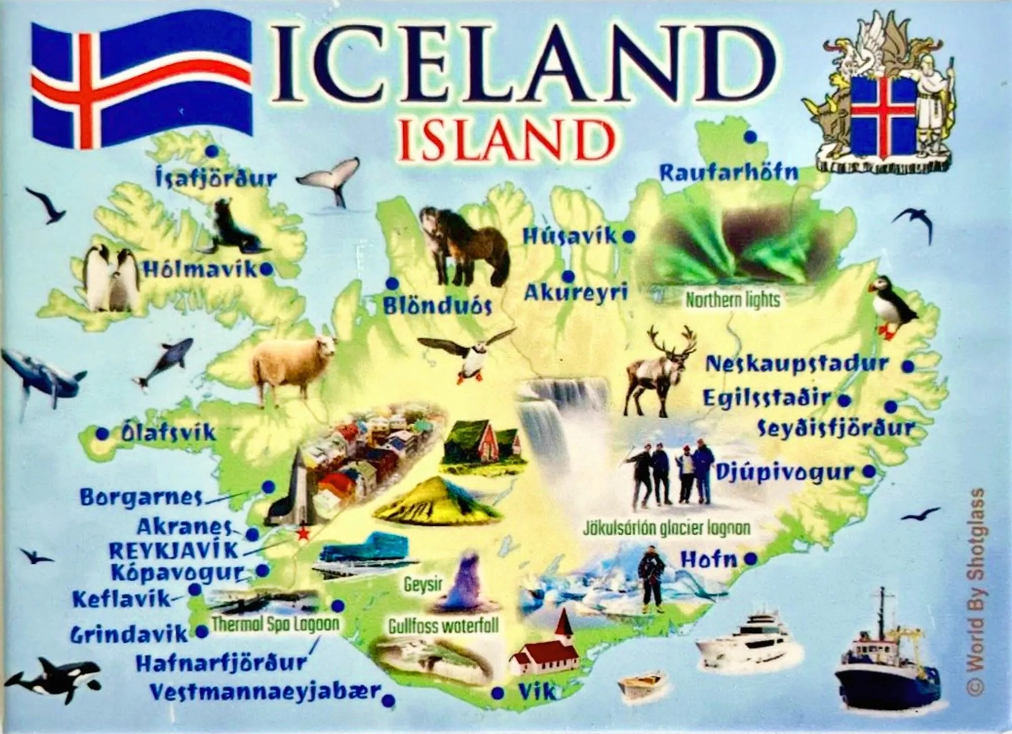Iceland Graphic Map And Attractions Souvenir Fridge Magnet 2 5 X 3 5 Etsy Iceland Graphic Map And Attractions Souvenir Fridge Magnet 2 5 X 3 5 Etsy