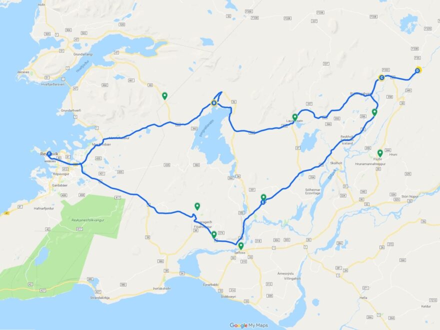 Iceland s Golden Circle A Detailed Guide Itinerary And Map For Your Trip