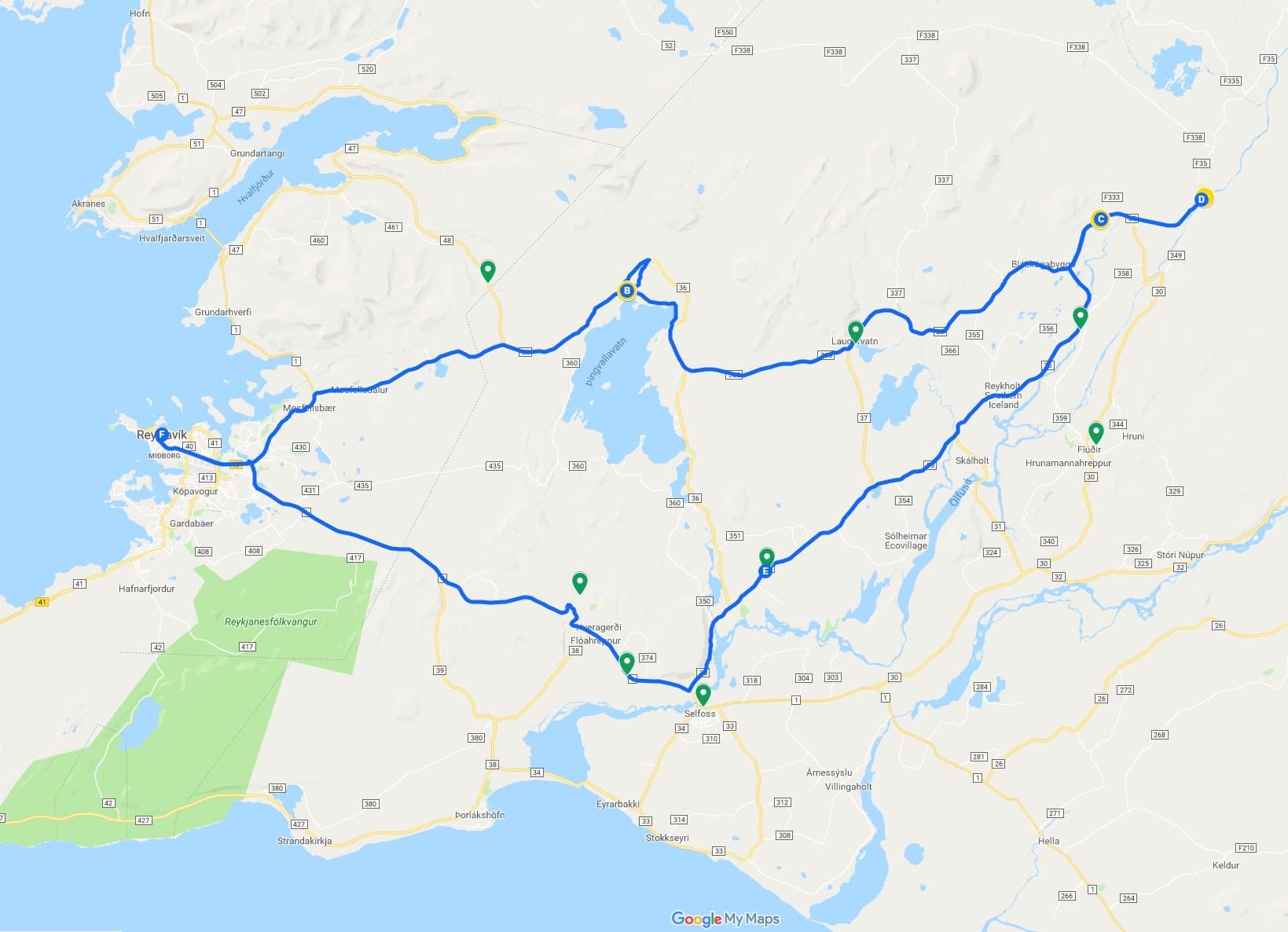 Iceland s Golden Circle A Detailed Guide Itinerary And Map For Your Trip 