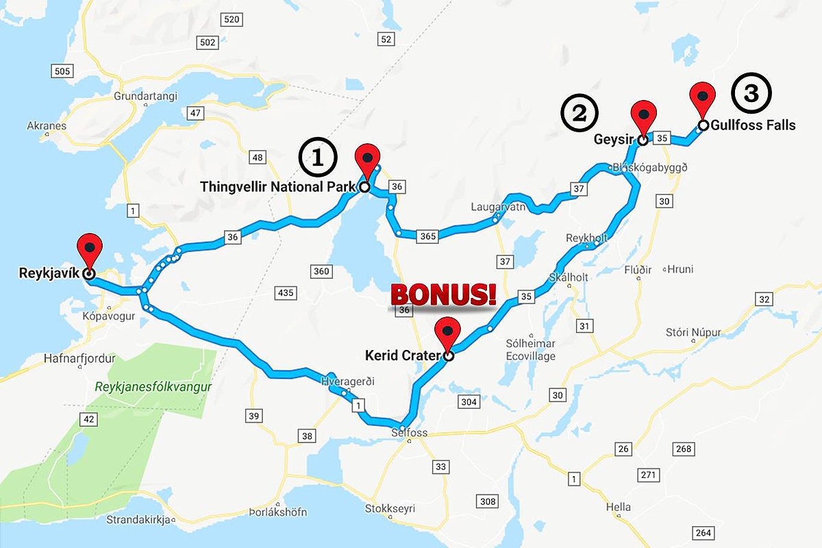 ICELAND The Golden Circle Tourist Route Keep Calm Jas Travel ICELAND The Golden Circle Tourist Route Keep Calm Jas Travel