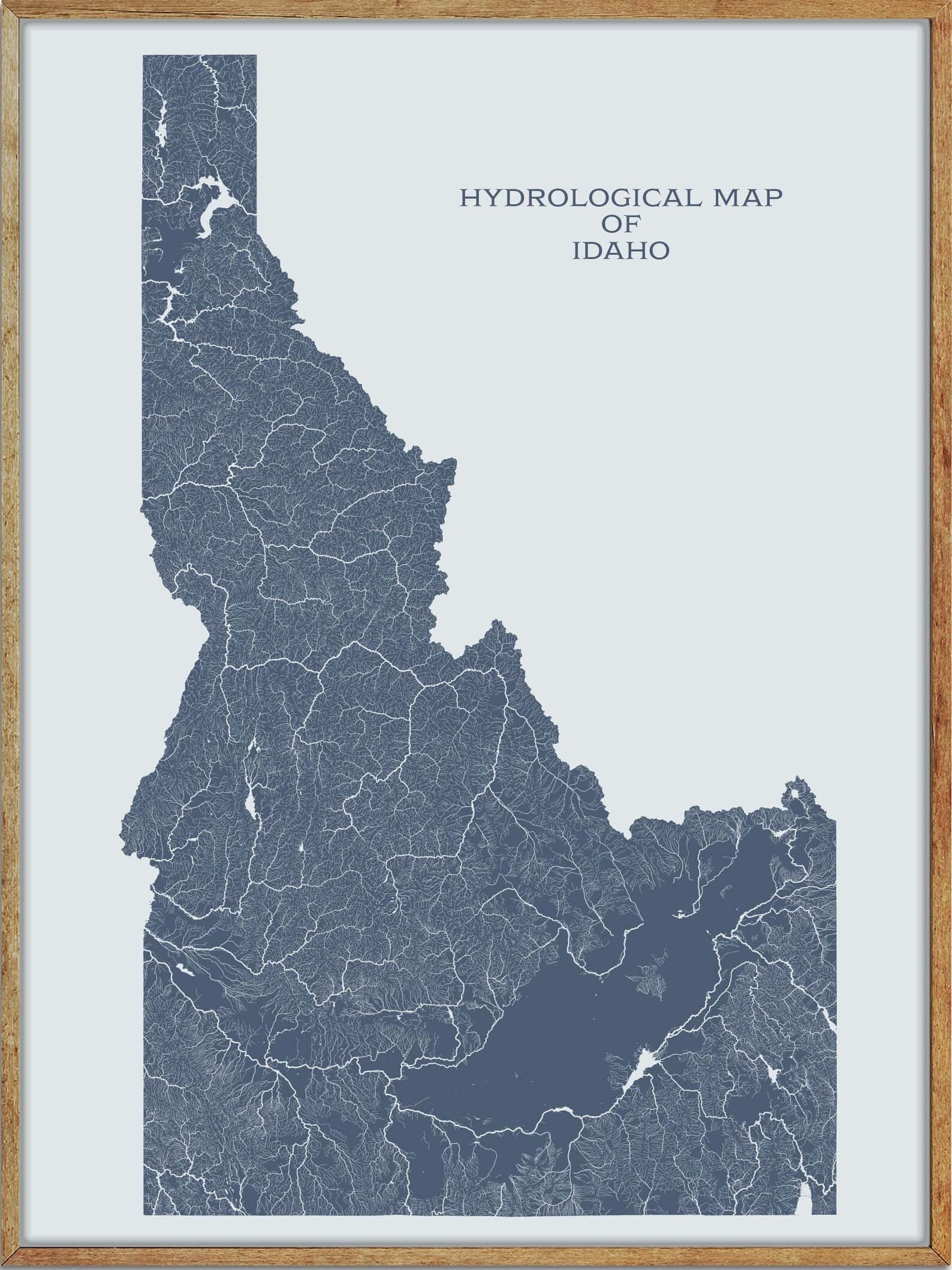Idaho Lakes Map Printable Idaho Lakes Map Printable