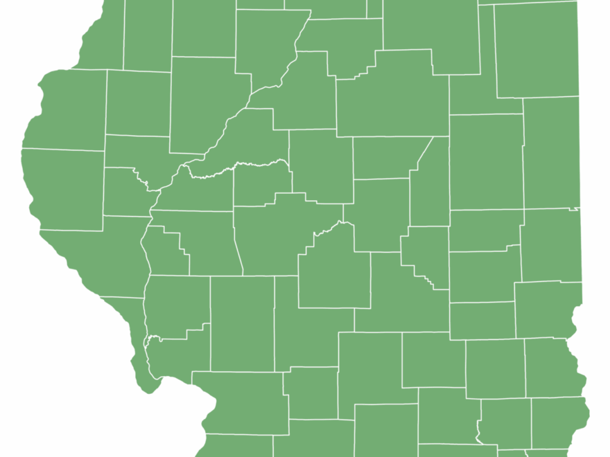 Illinois County Map Printable State Map With County Lines Free Printables Monograms Design Tools Patterns DIY Projects