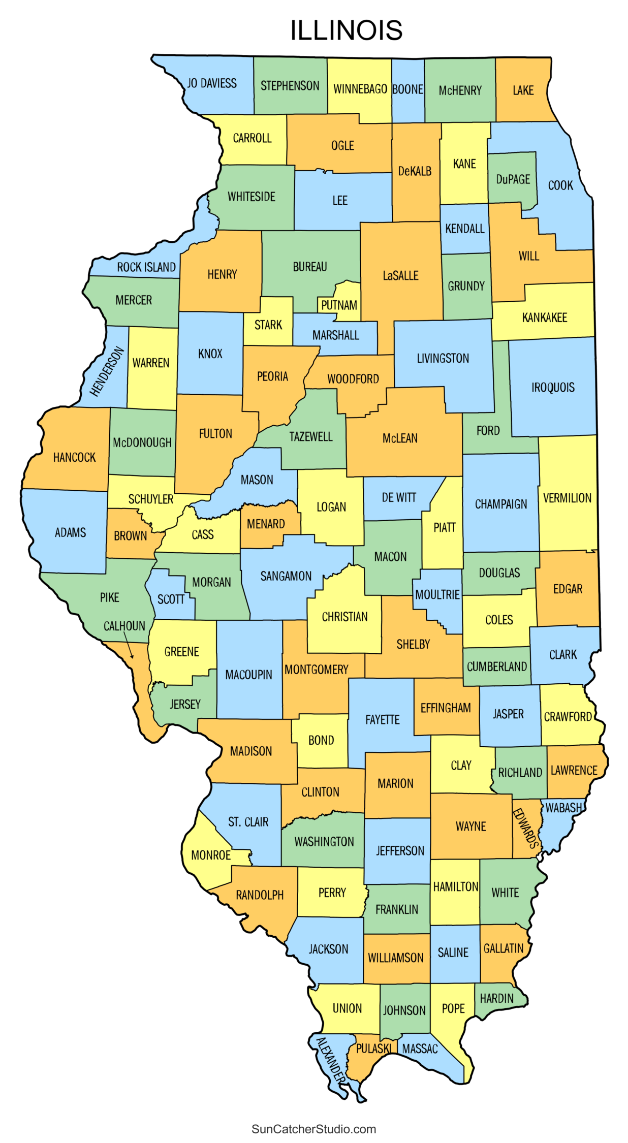 Illinois County Map Printable State Map With County Lines Free Printables Monograms Design Tools Patterns DIY Projects Illinois County Map Printable State Map With County Lines Free Printables Monograms Design Tools Patterns DIY Projects