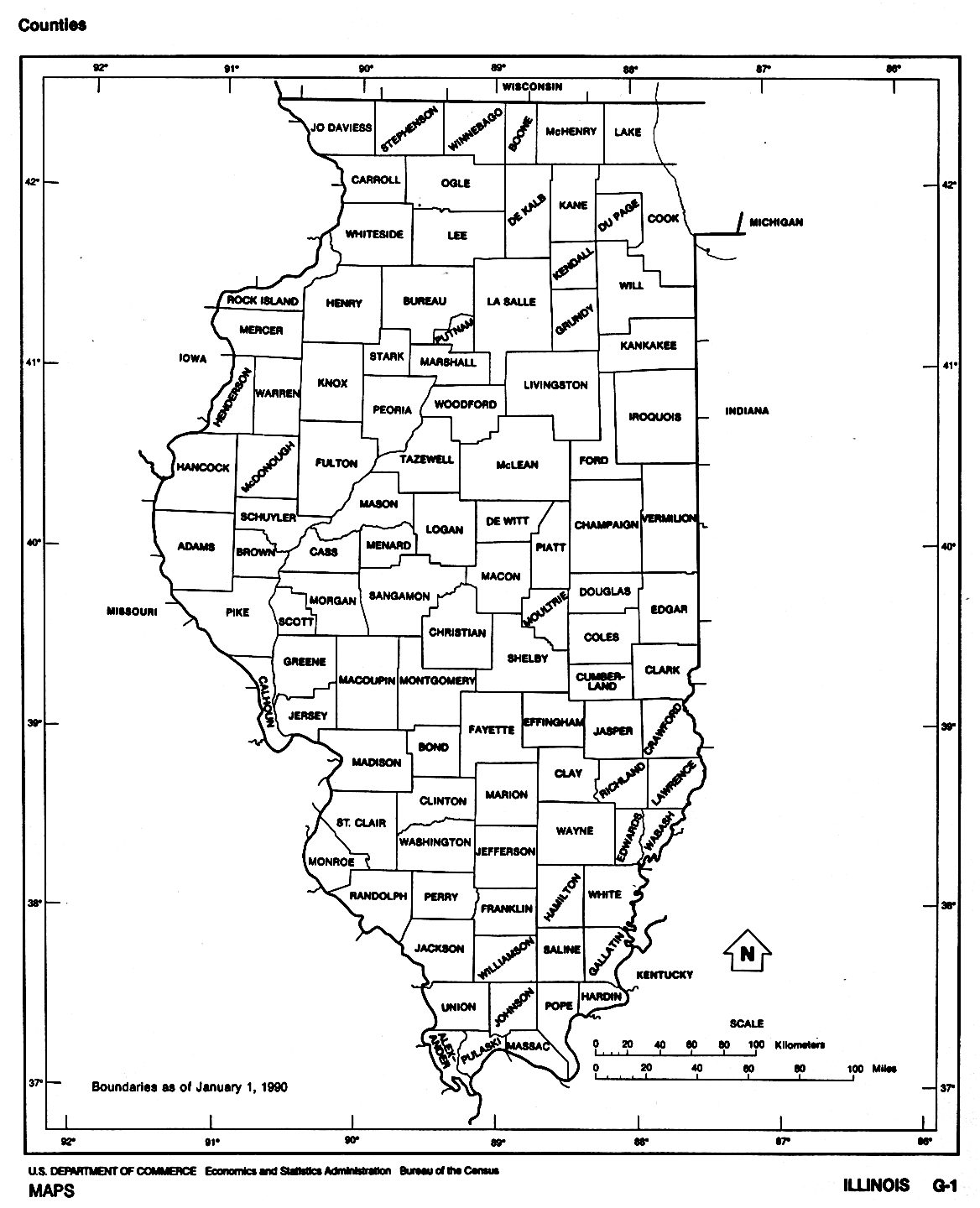 Illinois Free Map