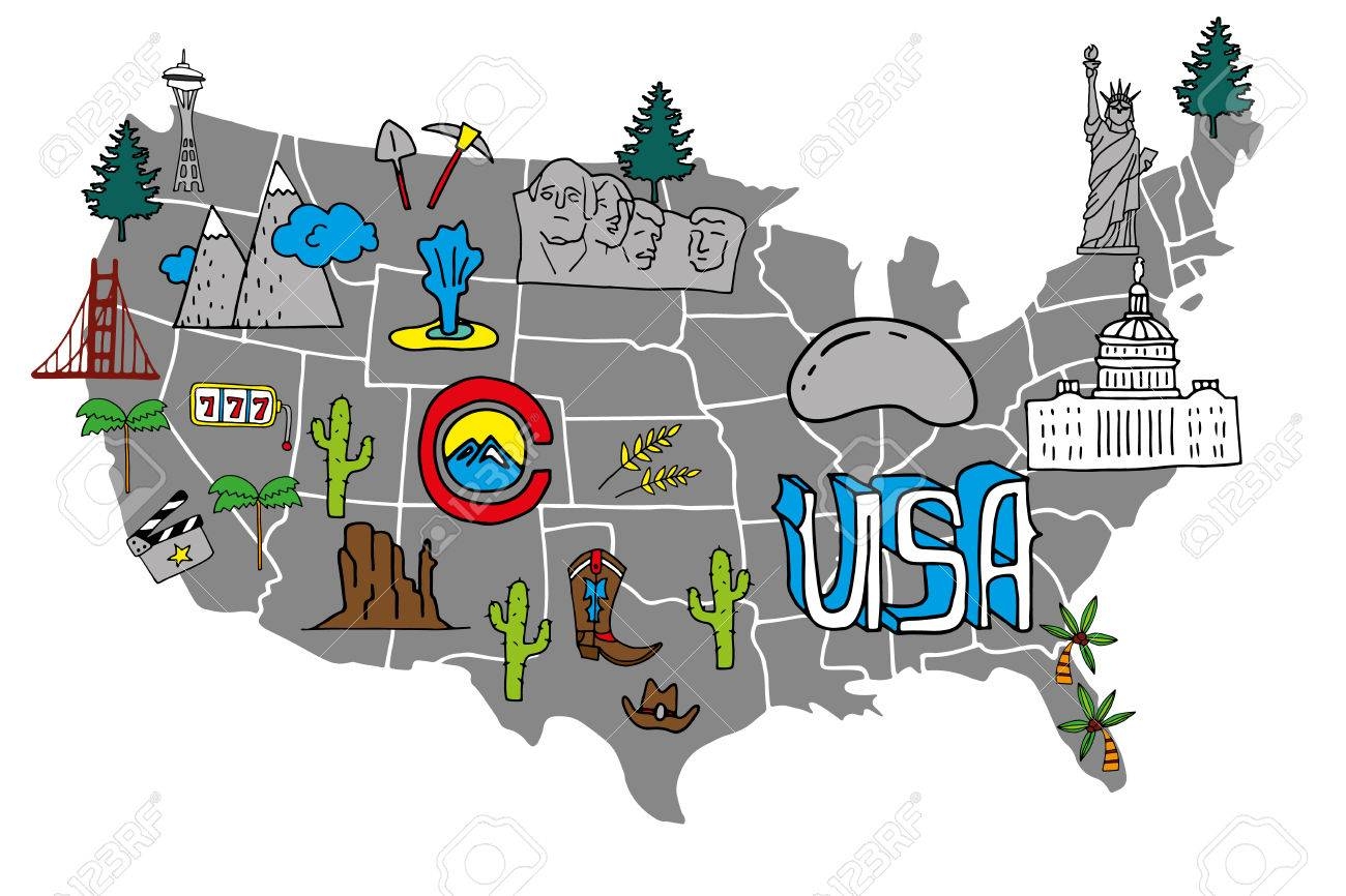 Free Printable Visiting State Map
