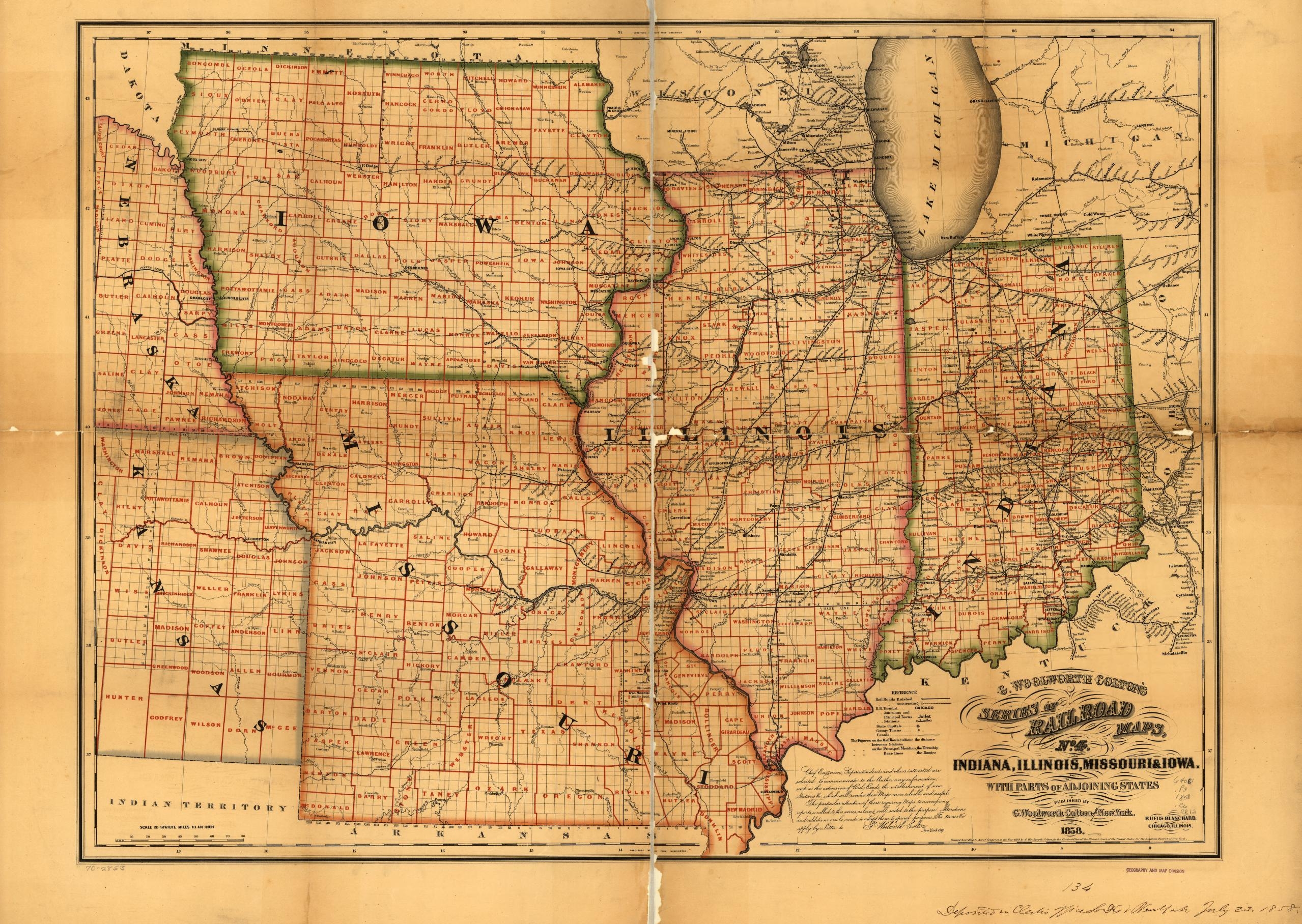 Printable Midwest Illinois Map