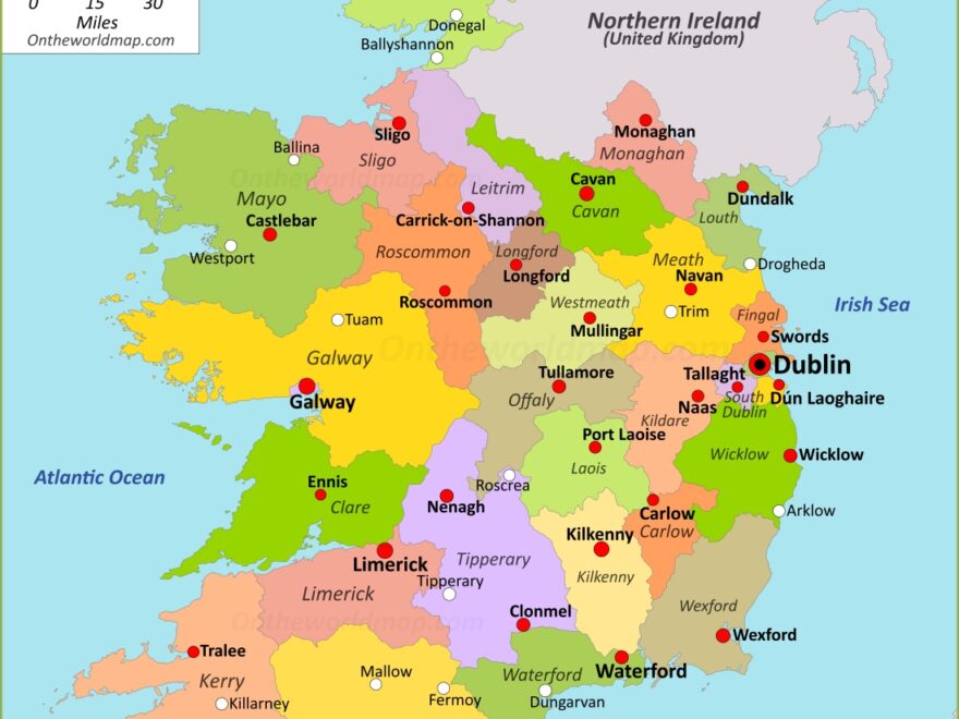 Ireland Map Discover The Republic Of Ireland With Detailed Maps