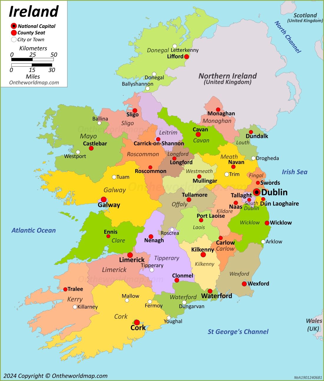 Ireland Map Discover The Republic Of Ireland With Detailed Maps