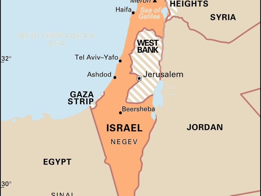 Israel On World Map Surrounding Countries And Location On Asia Map