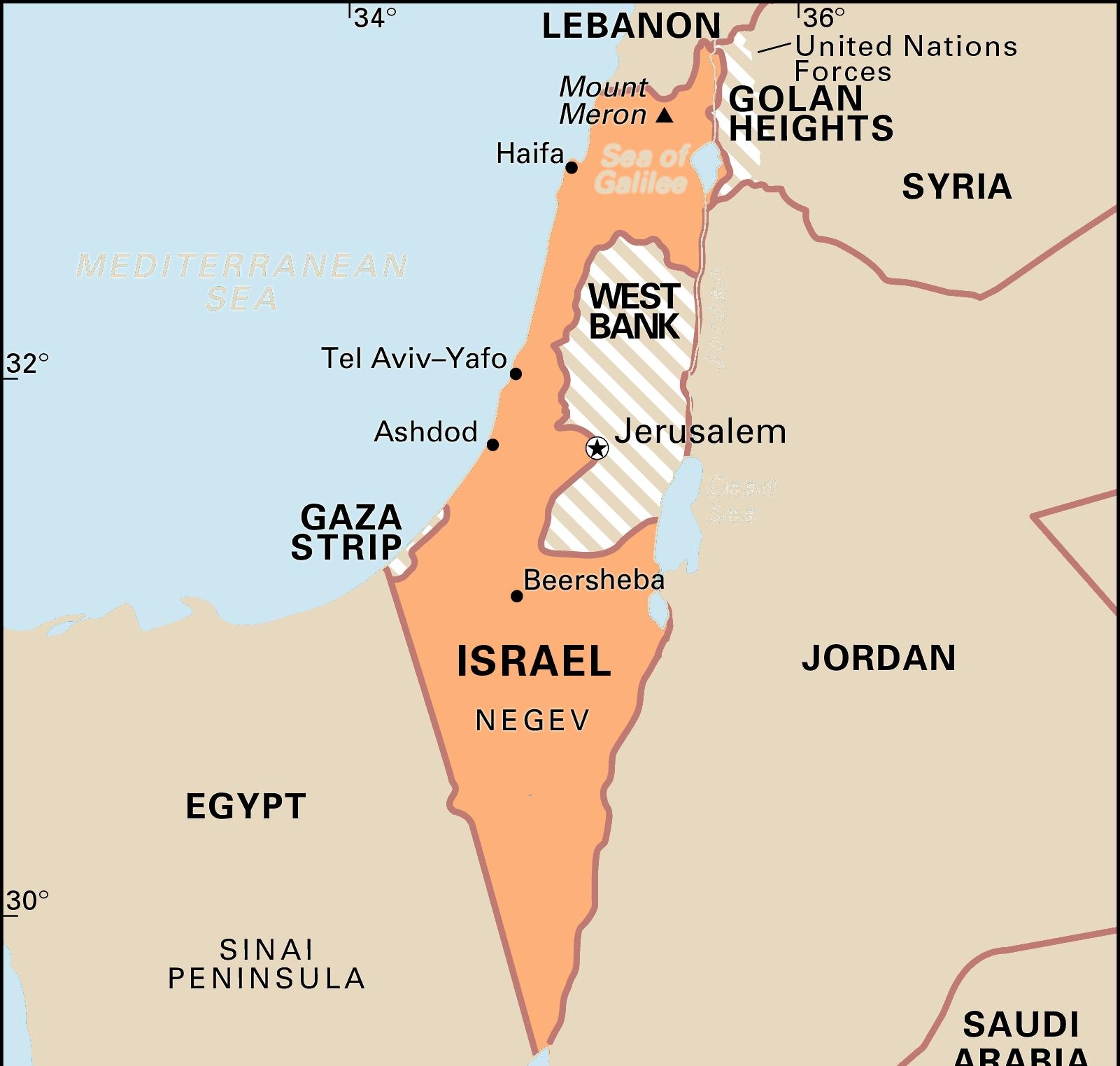 Israel On World Map Surrounding Countries And Location On Asia Map