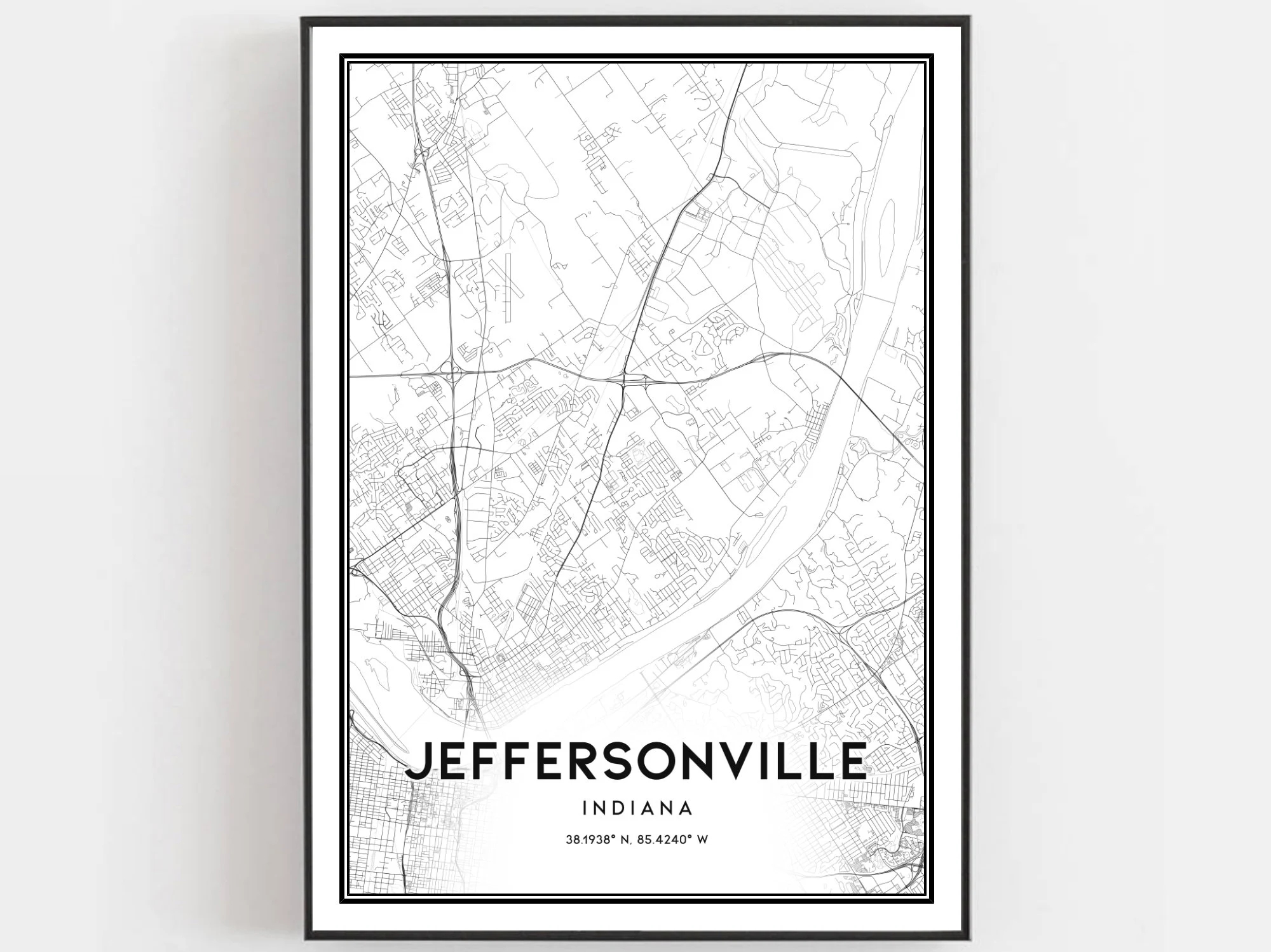 Jeffersonville Ohio Map Printable