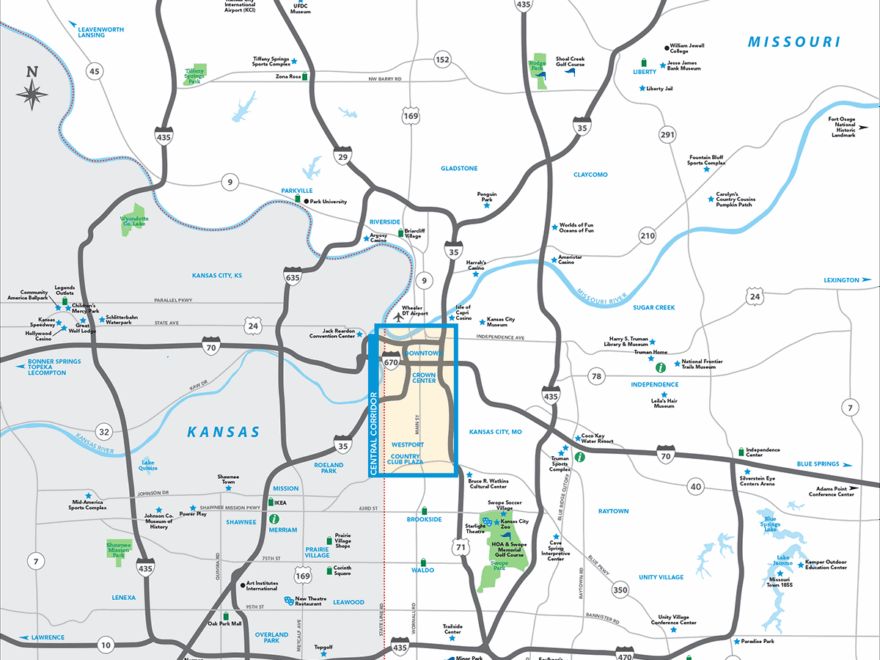 Kansas City Metro Map Transit Guide Visit KC