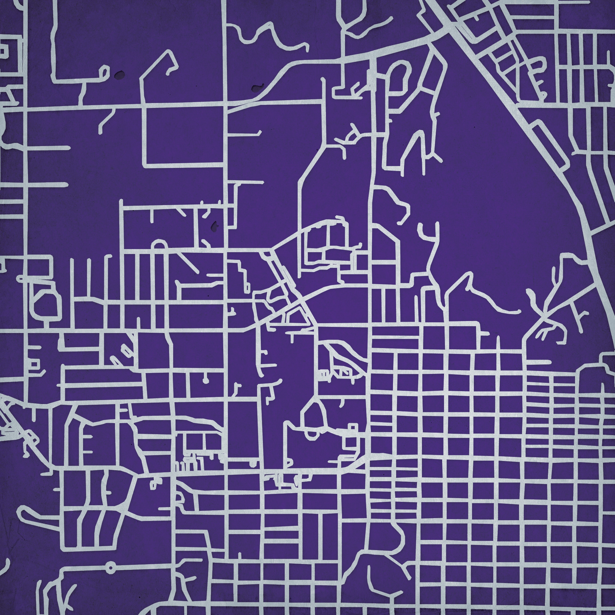 Kansas State University Campus Map Art By City Prints The Map Shop