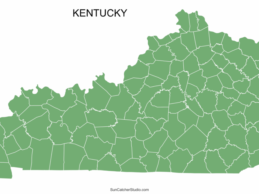 Kentucky County Map Printable State Map With County Lines Free Printables Monograms Design Tools Patterns DIY Projects