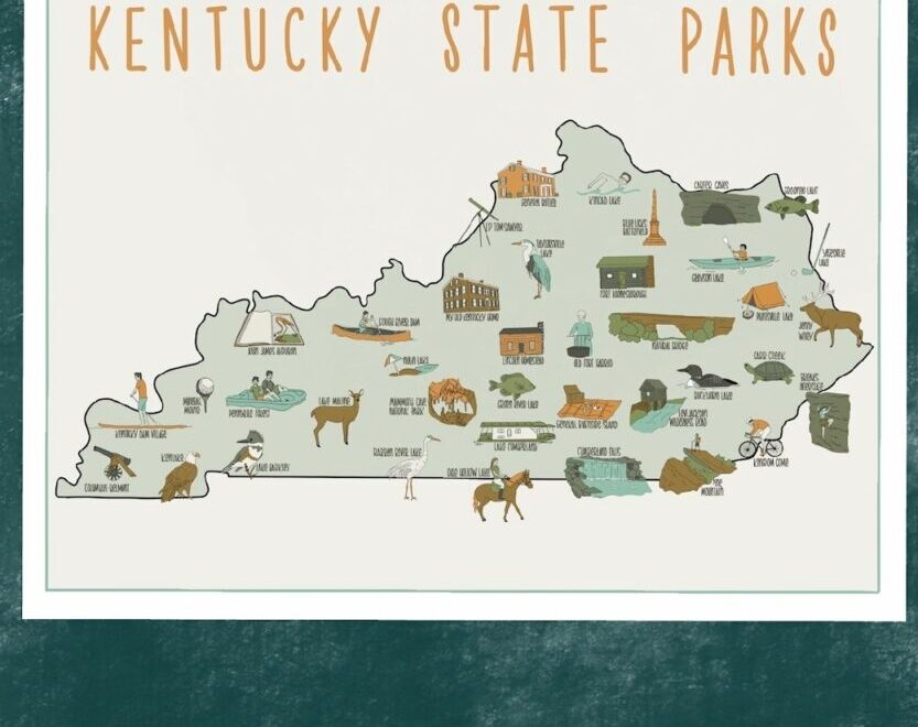 Kentucky State Parks 11x14 Made Market