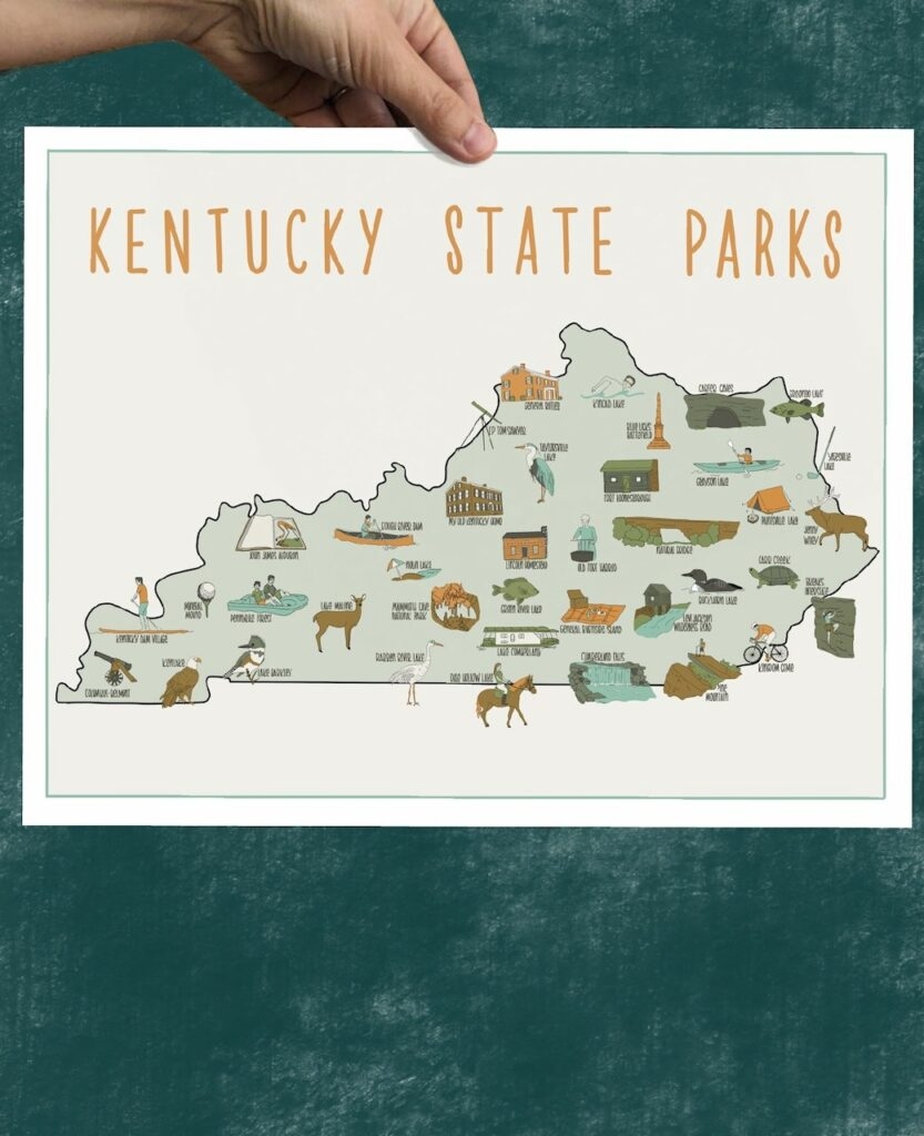 Kentucky State Parks 11x14 Made Market