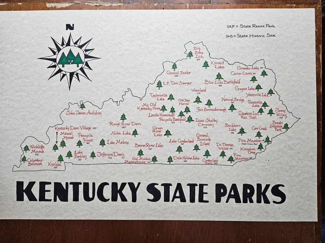 Kentucky State Parks Map Printable