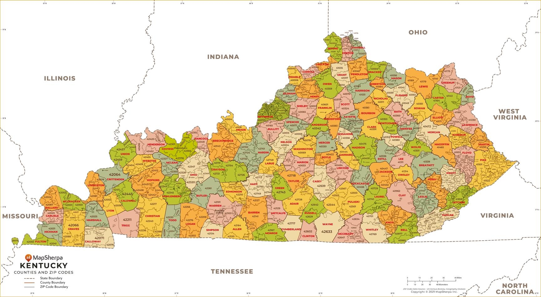 Printable Map Of Eastern Kentucky Printable Map Of Eastern Kentucky